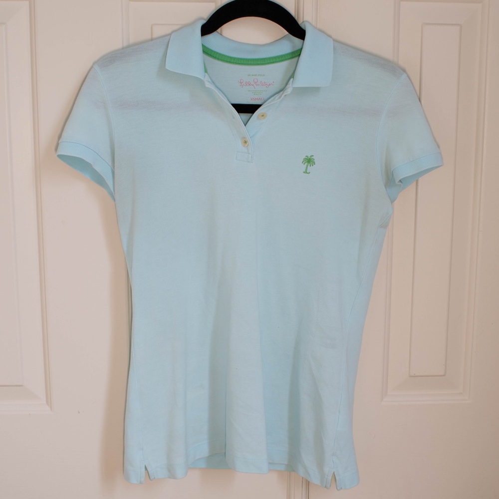 Lilly Pulitzer Light Blue Polo Shirt